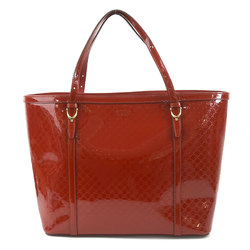 GUCCI handbag tote bag patent leather red men's women's 309613 r10113g