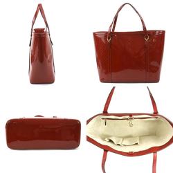 GUCCI handbag tote bag patent leather red men's women's 309613 r10113g