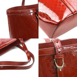 GUCCI handbag tote bag patent leather red men's women's 309613 r10113g