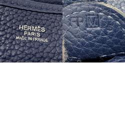 Hermes HERMES Shoulder Bag Evelyn 3 Taurillon Clemence Navy Men's Women's z2148