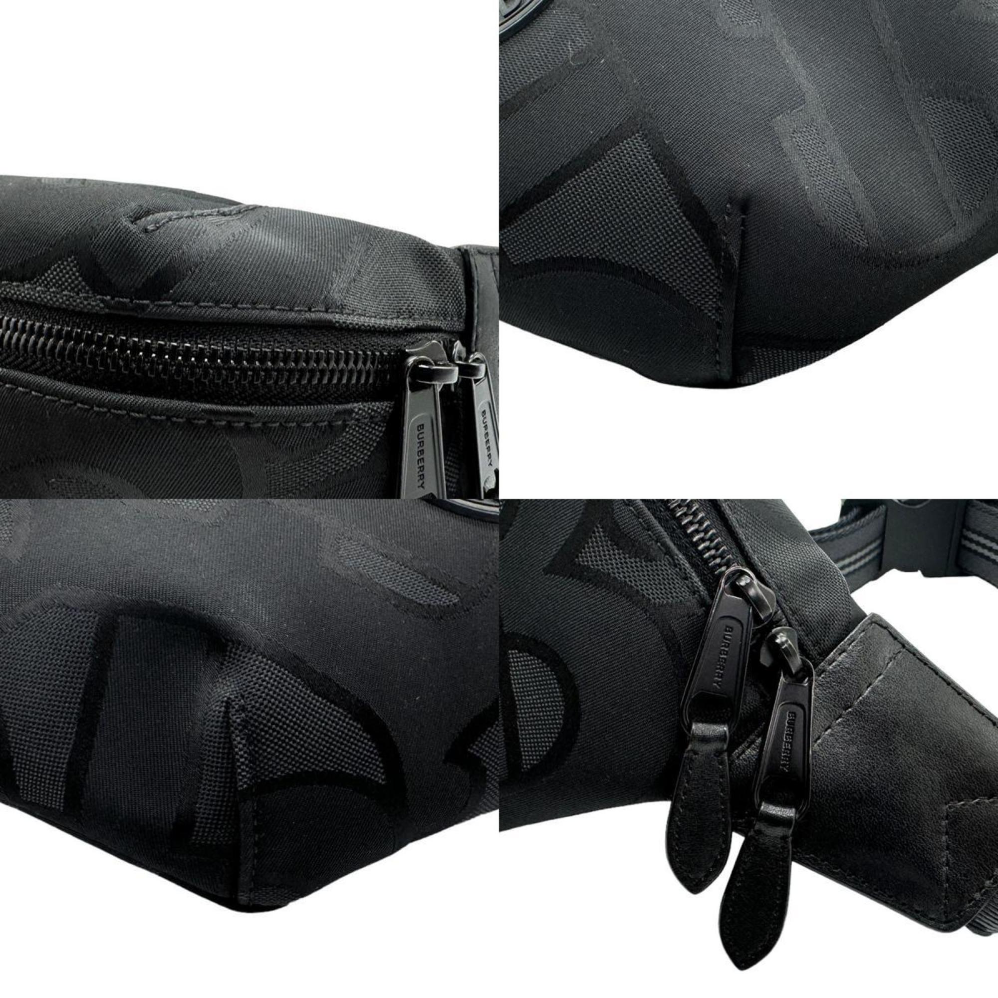 Burberry Waist Bag Body Nylon Black Men's z2109