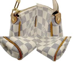 Louis Vuitton LOUIS VUITTON Handbag Shoulder Bag Damier Azur Eva Canvas Ivory Women's N55214 z2228