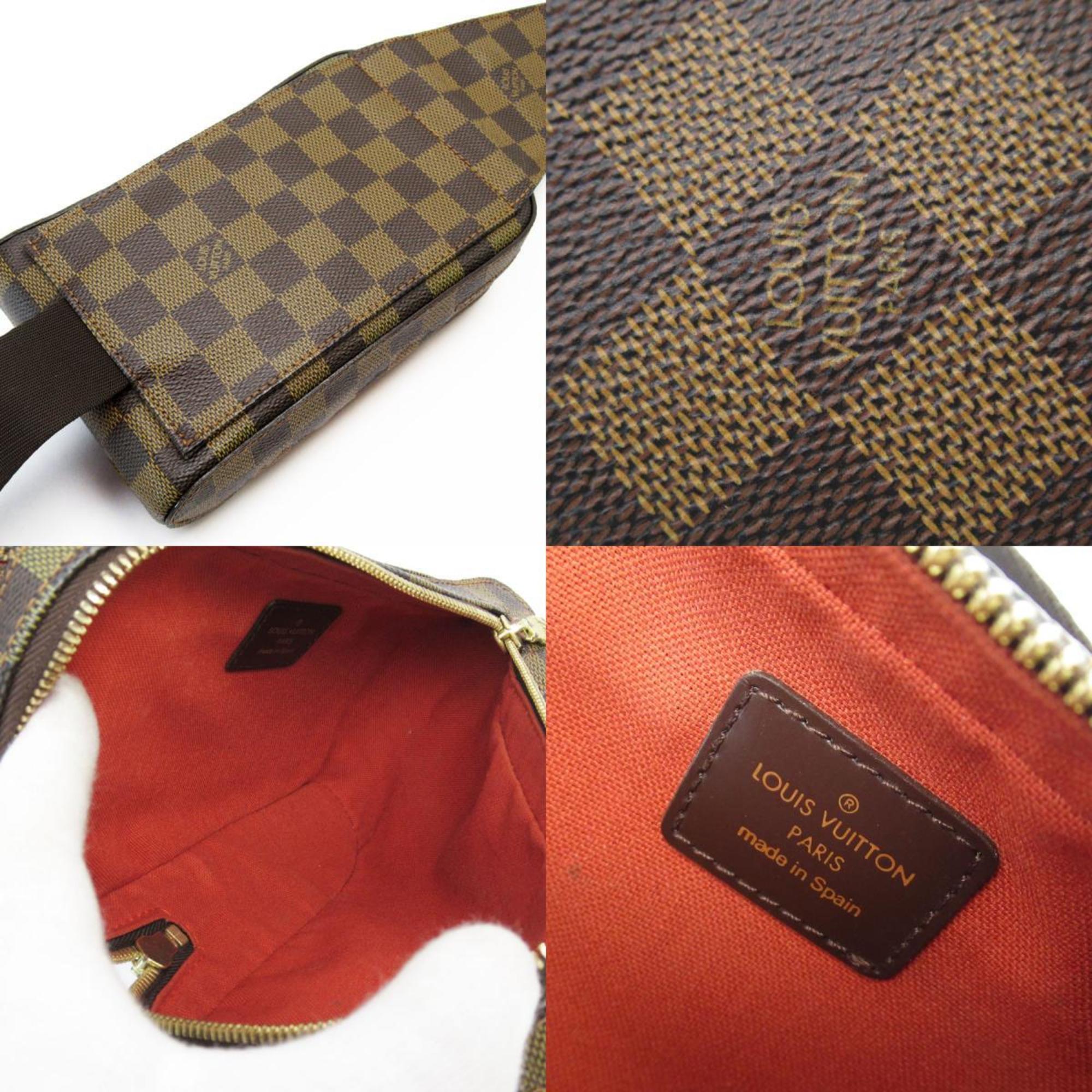 Louis Vuitton LOUIS VUITTON Body Bag Damier Geronimos Canvas Brown Gold Men's Women's N51994 w0637a