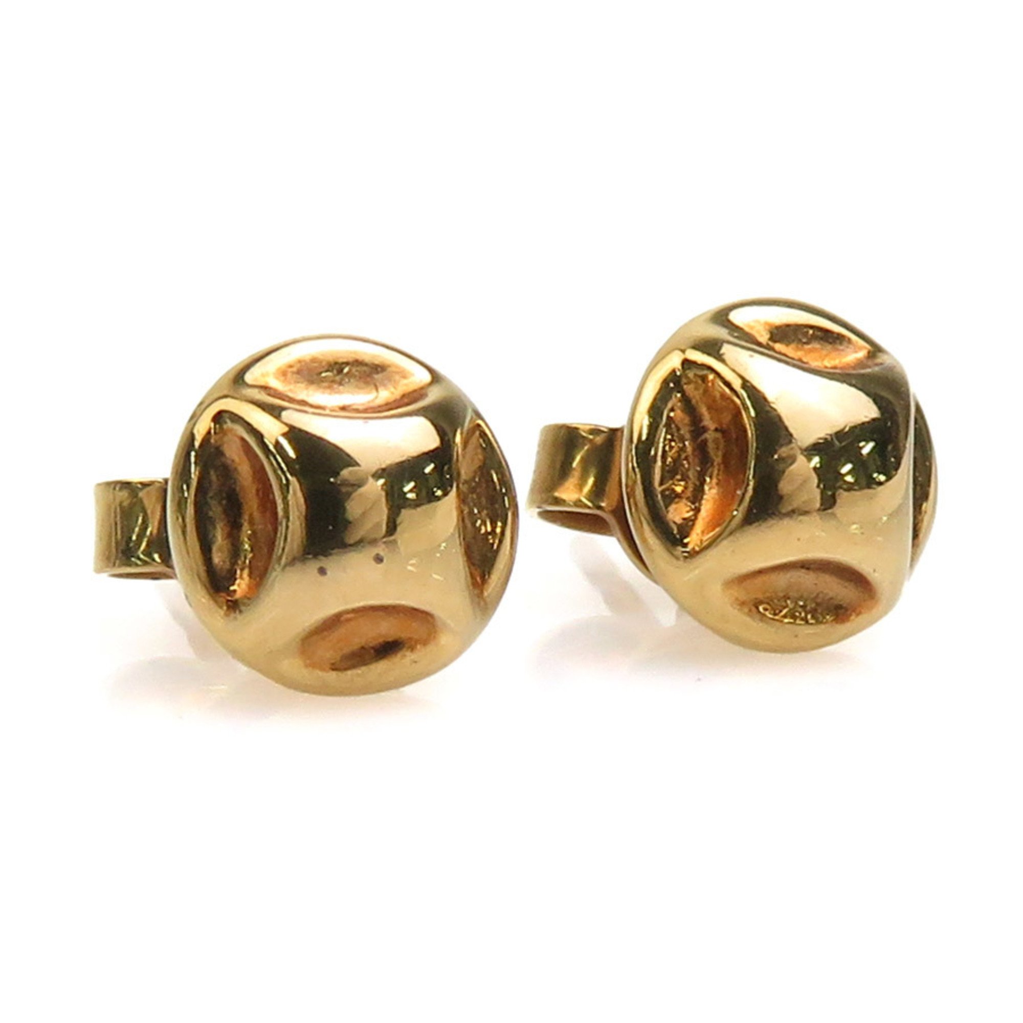 CELINE Earrings Metal Gold Men's Women's r10139k