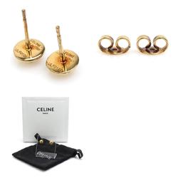 CELINE Earrings Metal Gold Men's Women's r10139k