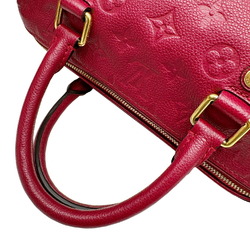 Louis Vuitton Speedy Bandouliere 25 M40827 SP0163 Monogram Empreinte Shoulder Handbag Bag Aurore Leather Women's