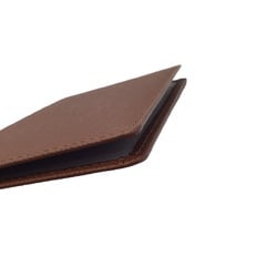 LOUIS VUITTON Louis Vuitton Taiga Pass Case Brown Leather Business Card Holder/Card Cover Item Men's Women's