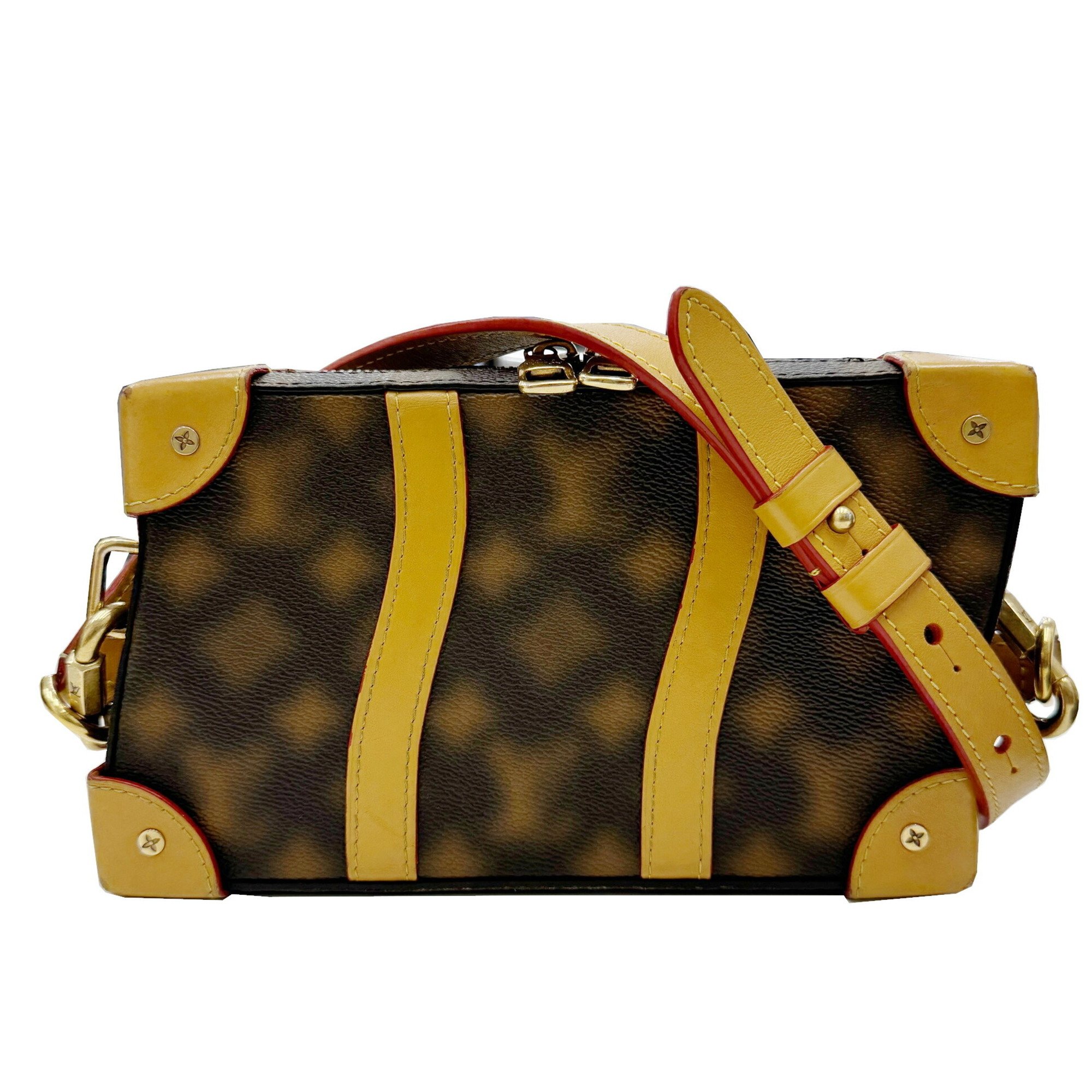 LOUIS VUITTON Soft Trunk M81580 RFID IC Chip This Is Not Monogram Leather Shoulder Bag for Men and Women