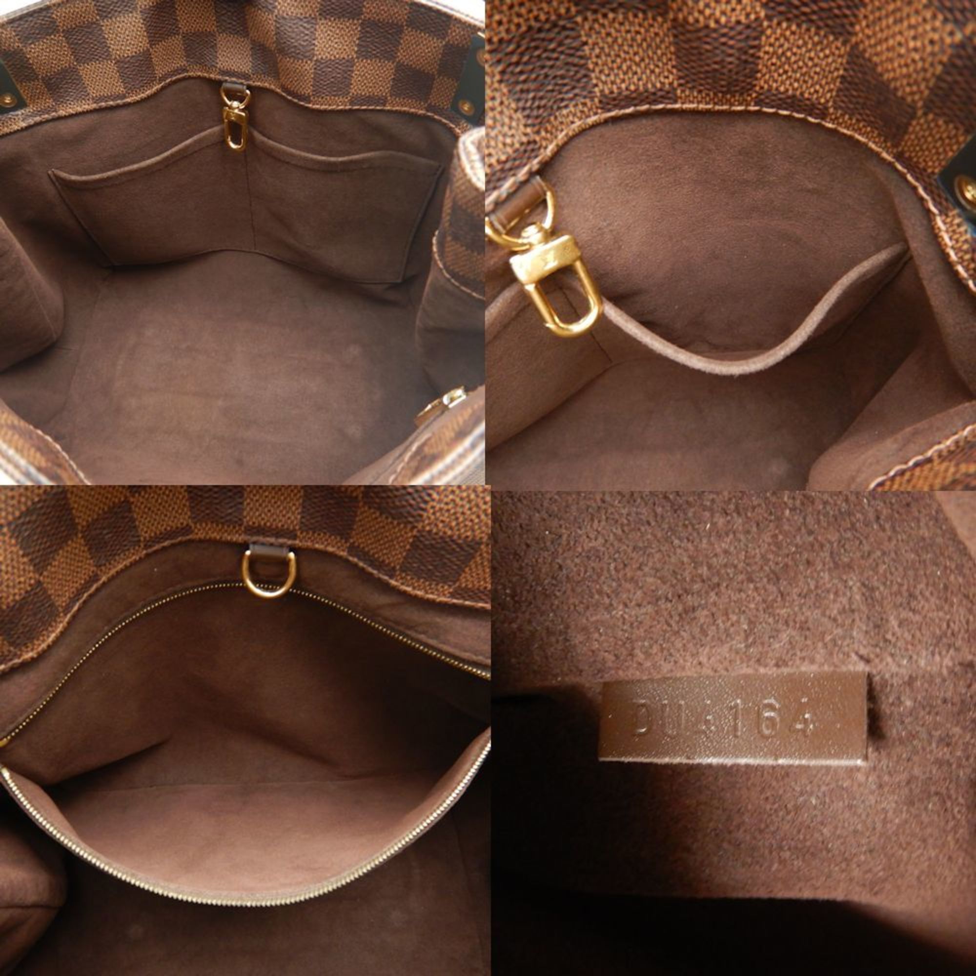 LOUIS VUITTON Louis Vuitton Damier Marble PM N41215 Shoulder Bag Ebene 252090