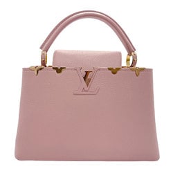 LOUIS VUITTON Handbag Shoulder Bag Capucines PM Leather Light Pink Gold Women's M54664 z2123