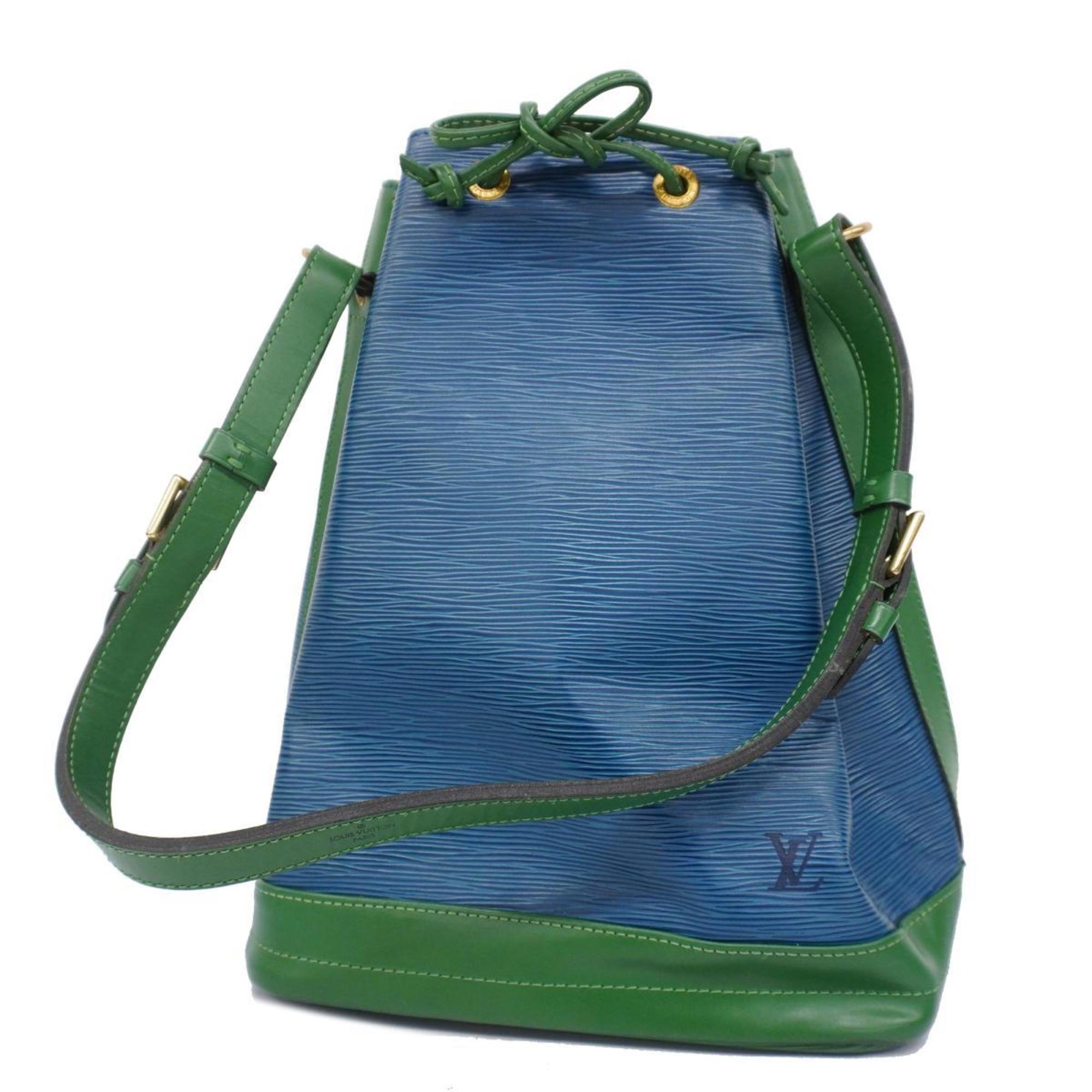 Louis Vuitton Shoulder Bag Epi Noe M44044 Toledo Blue Borneo Green Ladies