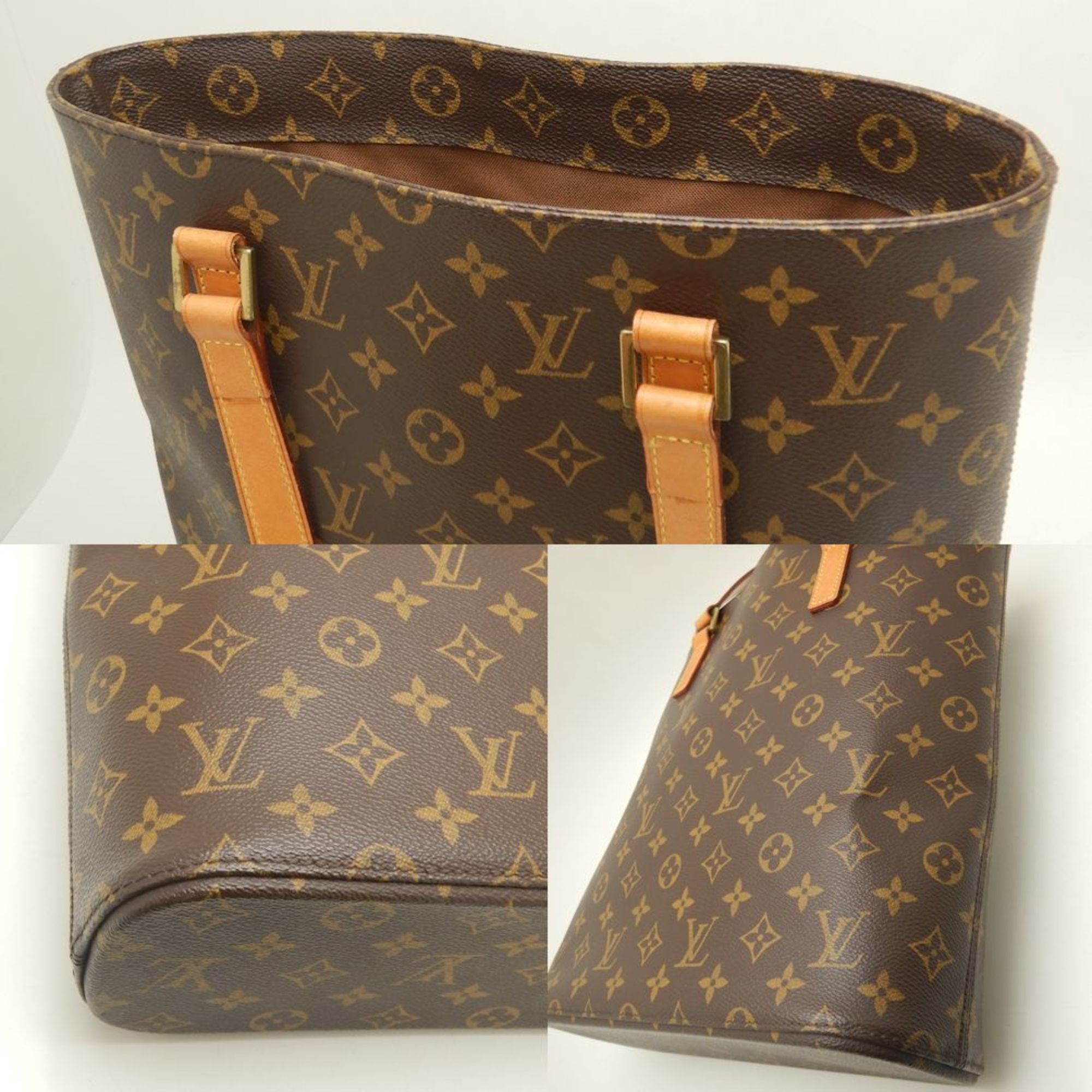 LOUIS VUITTON Louis Vuitton Monogram Vavin GM M51170 Tote Bag Brown 252079