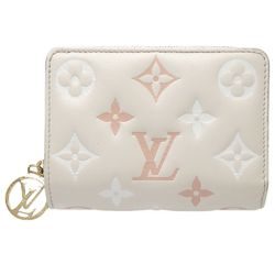 LOUIS VUITTON Louis Vuitton Bi-fold Wallet M82291 Portefeuille Lou Beige Pink 180680