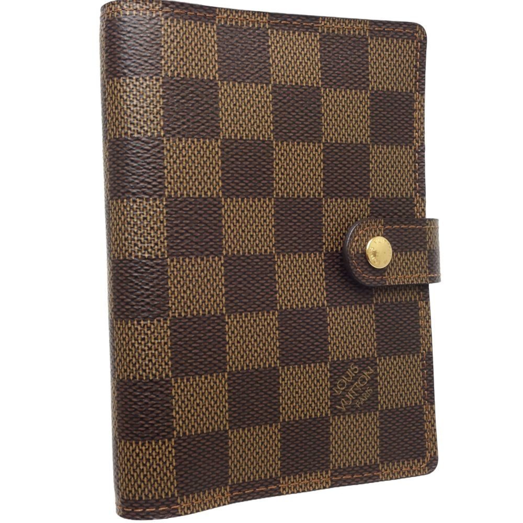 LOUIS VUITTON Louis Vuitton Damier Notebook Cover R20700 Agenda PM Ebene 180722