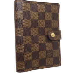 LOUIS VUITTON Louis Vuitton Damier Notebook Cover R20700 Agenda PM Ebene 180722