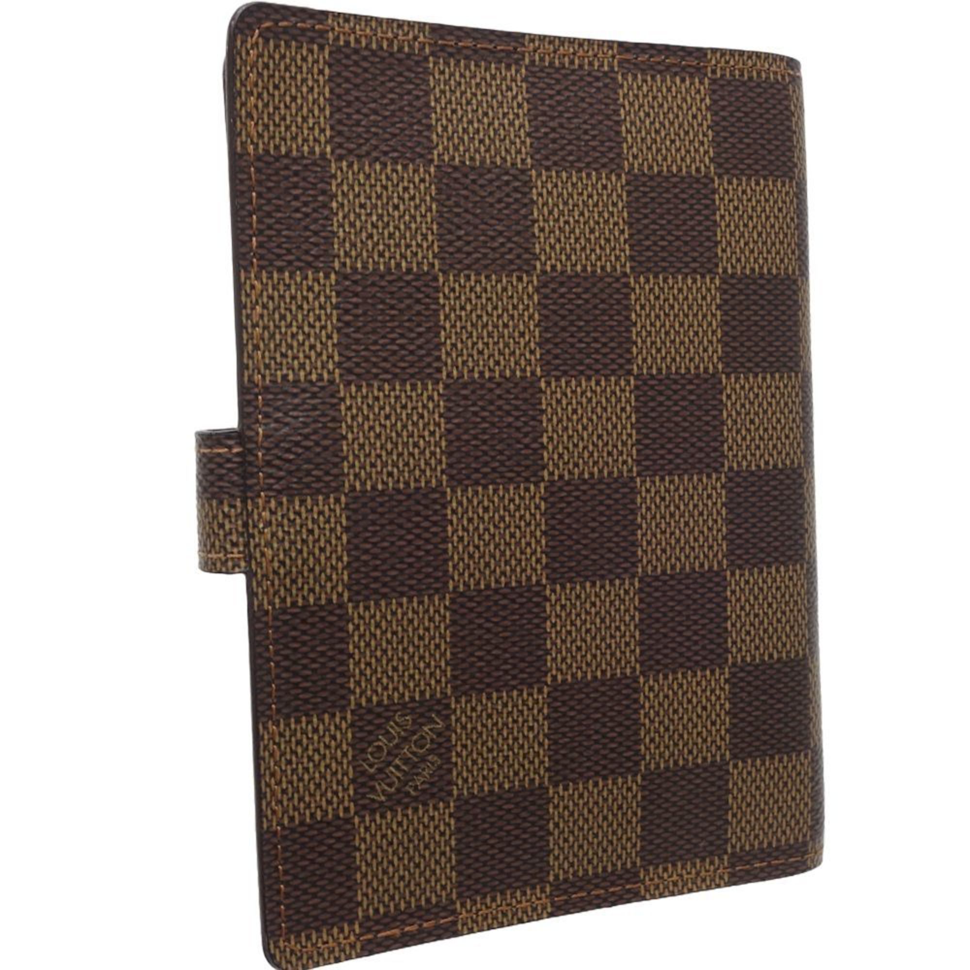 LOUIS VUITTON Louis Vuitton Damier Notebook Cover R20700 Agenda PM Ebene 180722