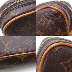 LOUIS VUITTON Louis Vuitton Monogram Marly Dragonne M51827 Second Bag Clutch Brown 351592