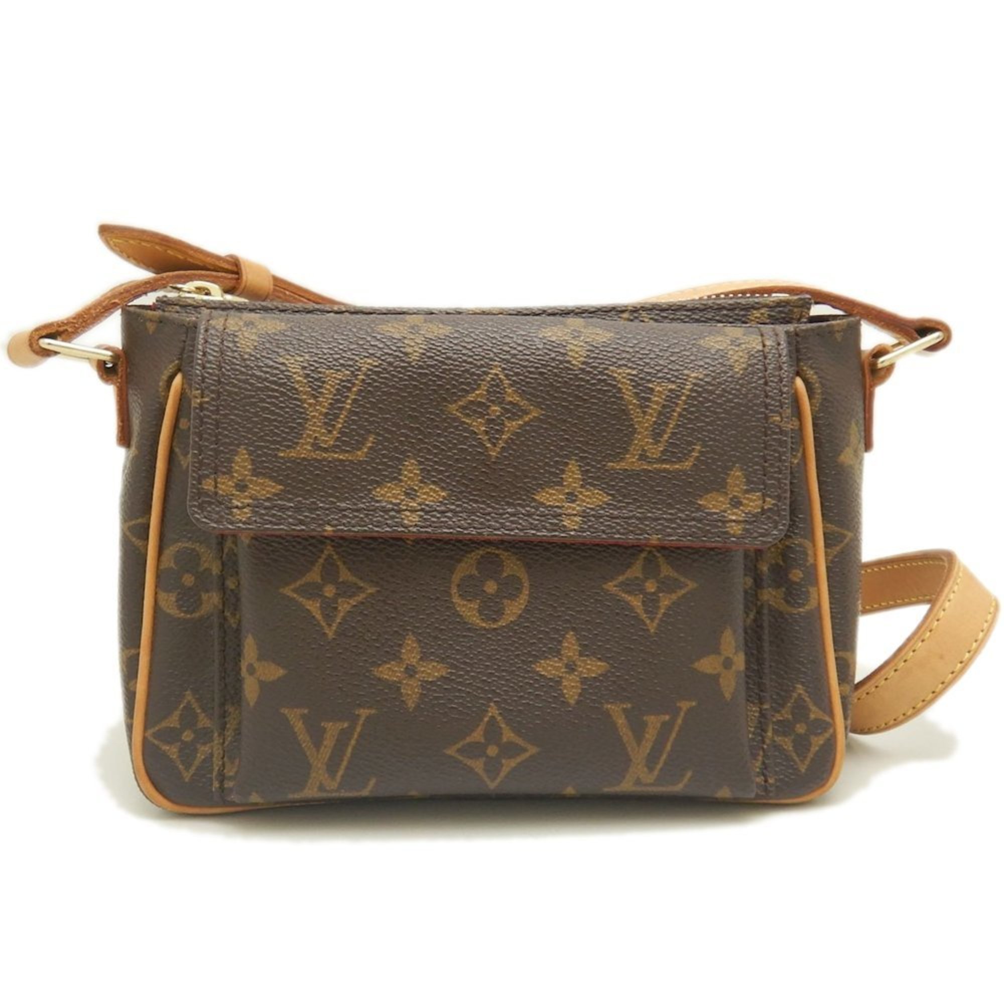 LOUIS VUITTON Louis Vuitton Monogram Vivacite PM M51165 Shoulder Bag Brown 252071