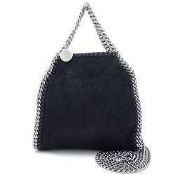 Stella McCartney Falabella Tiny Tote 391698 Shoulder Bag Polyester Black 351627