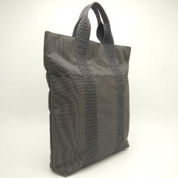 HERMES Hermes Air Line Cabas Tote Bag Nylon Grey 252111