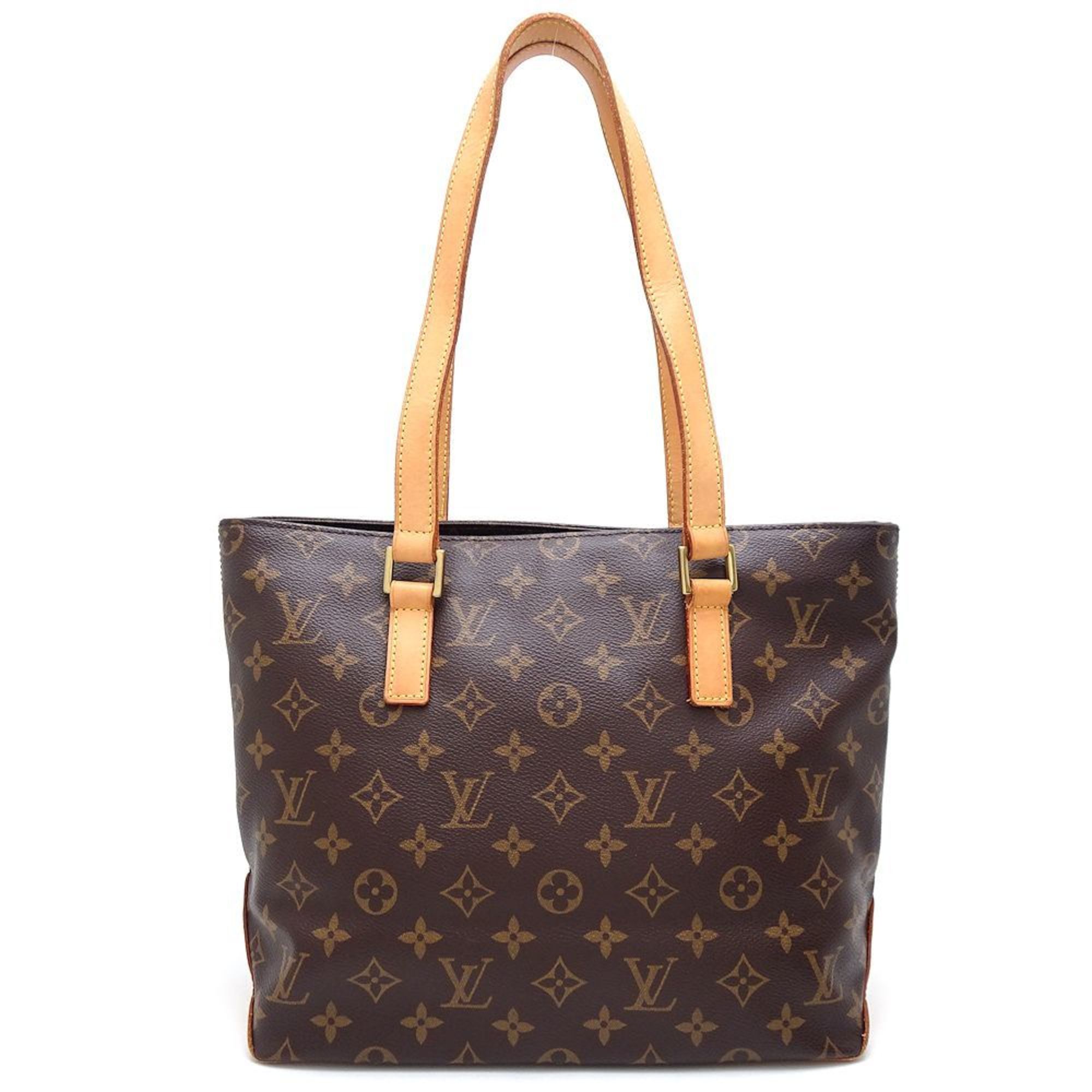 LOUIS VUITTON Louis Vuitton Monogram Cabas Piano M51148 Tote Bag Brown 351632