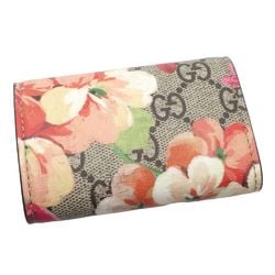 GUCCI Gucci Key Case 410084 GG Blooms Canvas Beige Rose 180674 ☆