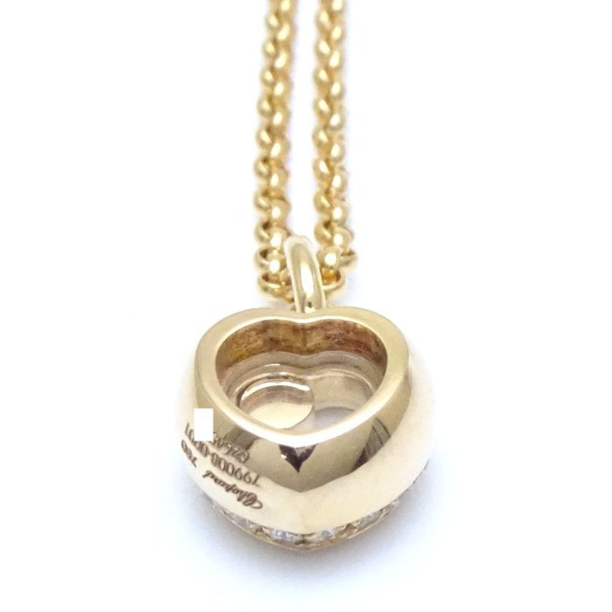 Chopard Happy Diamond Heart Necklace 799008-0001 K18YG Yellow Gold 292366