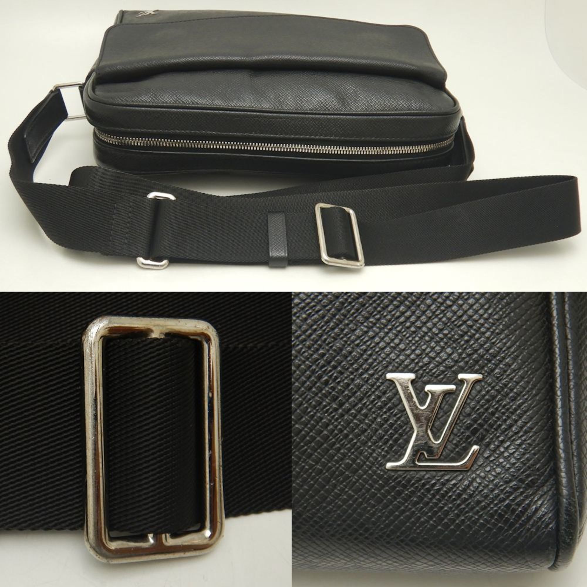 LOUIS VUITTON Louis Vuitton Taiga Alex M30260 Bag Noir 252094