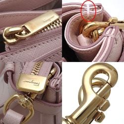 Salvatore Ferragamo GG-21D940 2-Way Bag Gancini Leather Pink 351628