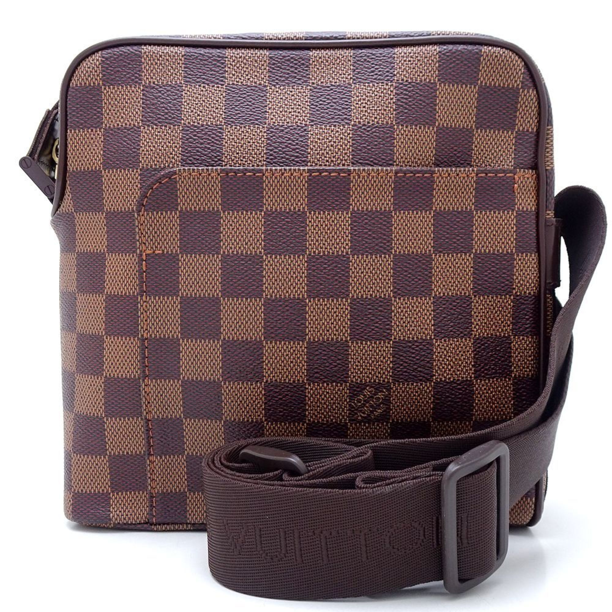 LOUIS VUITTON Damier Olaf PM N41442 Shoulder Bag for Men and Women, Ebene 351635