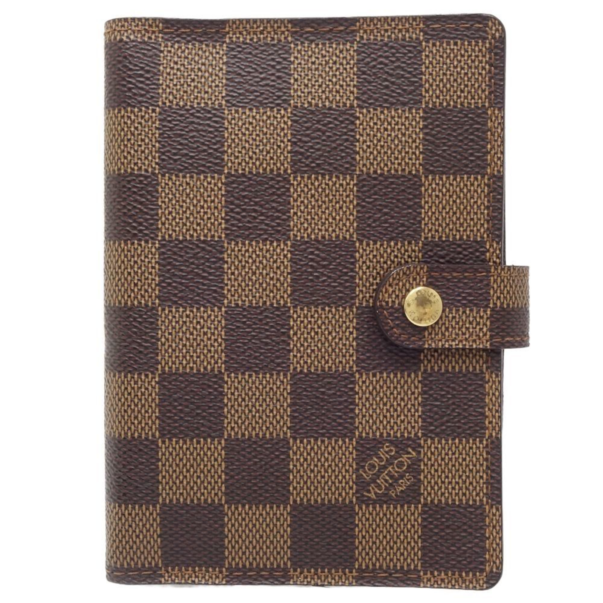 LOUIS VUITTON Louis Vuitton Damier Notebook Cover R20700 Agenda PM Ebene 180720