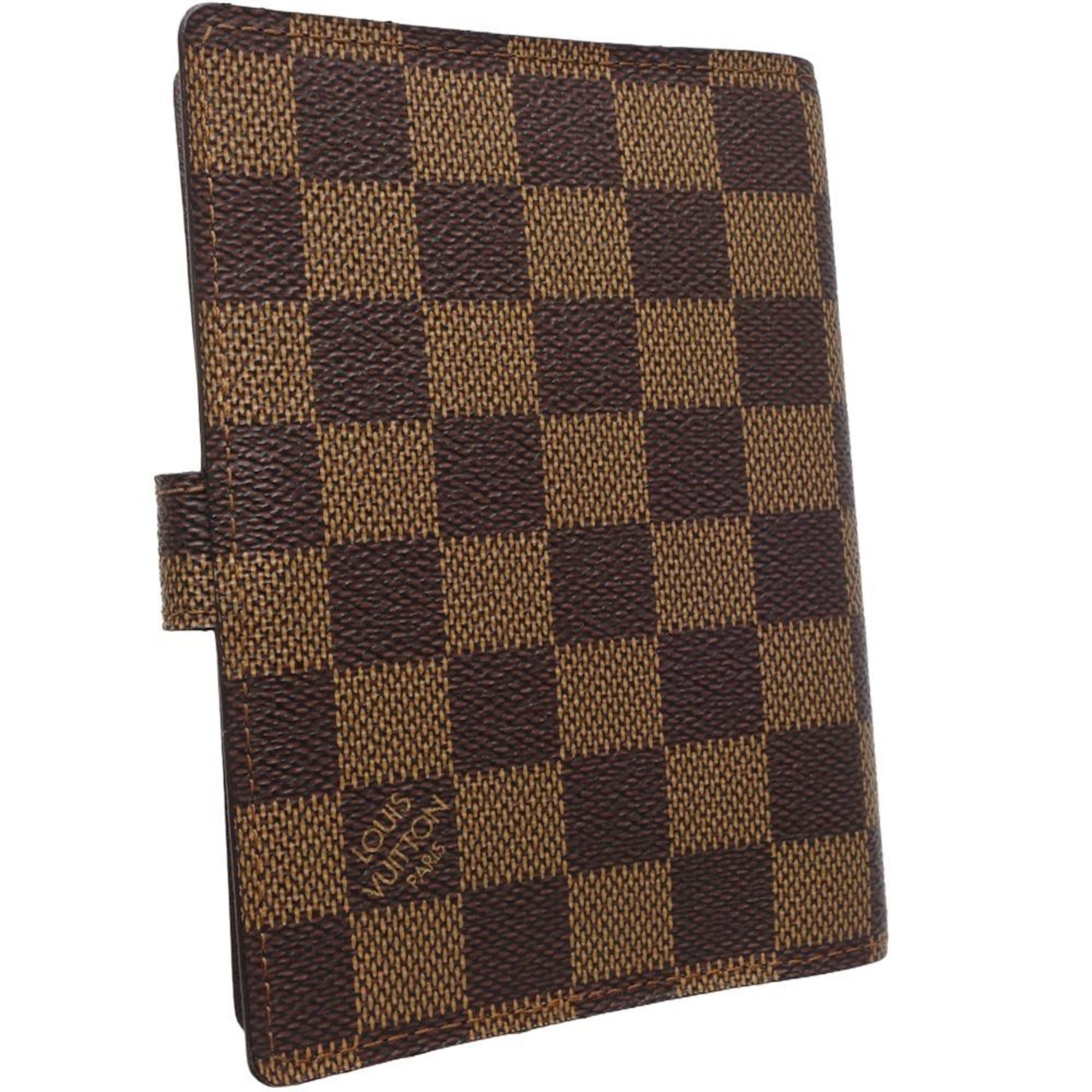 LOUIS VUITTON Louis Vuitton Damier Notebook Cover R20700 Agenda PM Ebene 180720