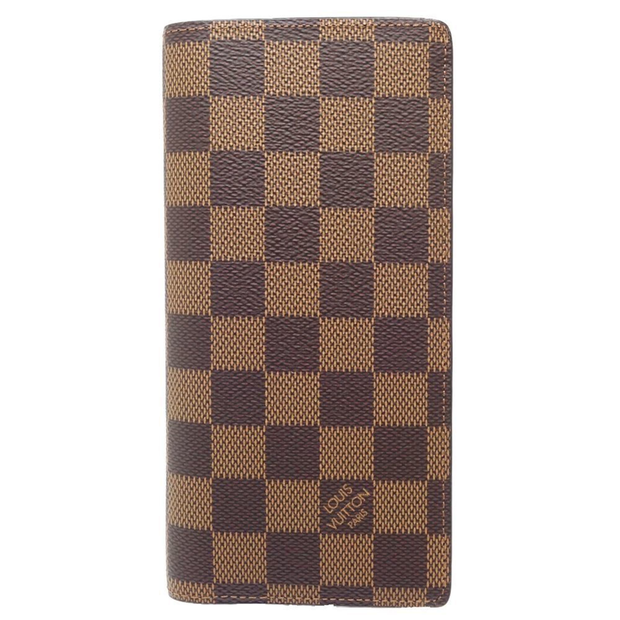 LOUIS VUITTON Louis Vuitton Damier Long Wallet N61064 Portefeuille Alexandre Ebene 180727