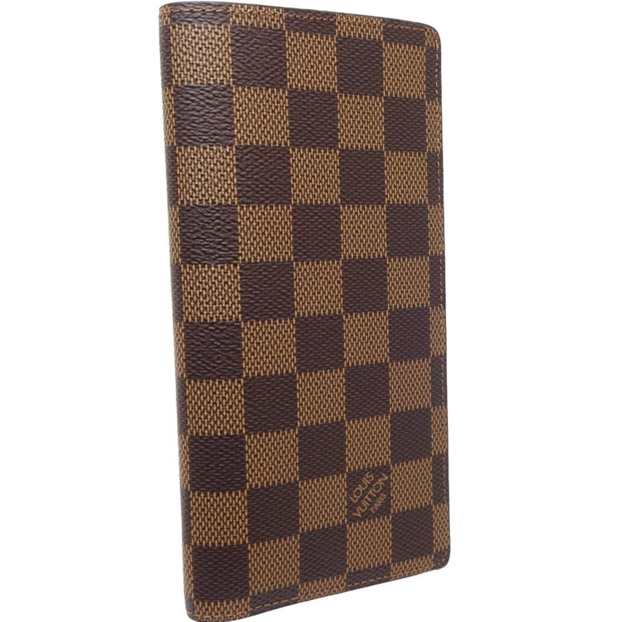 LOUIS VUITTON Louis Vuitton Damier Long Wallet N61064 Portefeuille Alexandre Ebene 180727