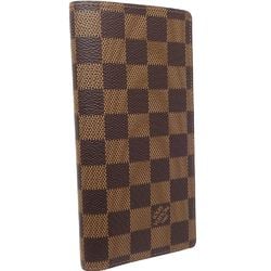 LOUIS VUITTON Louis Vuitton Damier Long Wallet N61064 Portefeuille Alexandre Ebene 180727