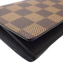 LOUIS VUITTON Louis Vuitton Damier Long Wallet N61064 Portefeuille Alexandre Ebene 180727