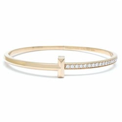 TIFFANY&Co. Tiffany T One Narrow Diamond Hinge Bangle Extra Large K18RG Rose Gold 292376