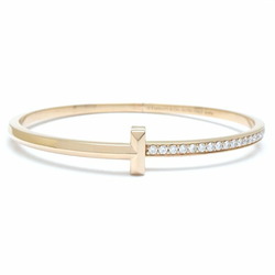 TIFFANY&Co. Tiffany T One Narrow Diamond Hinge Bangle Extra Large K18RG Rose Gold 292376