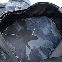 PRADA Prada V135 Backpack Camouflage Nylon BLEU 351606