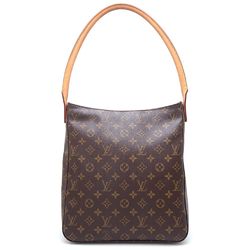 LOUIS VUITTON Louis Vuitton Monogram Looping GM M51145 Shoulder Bag Brown 351586