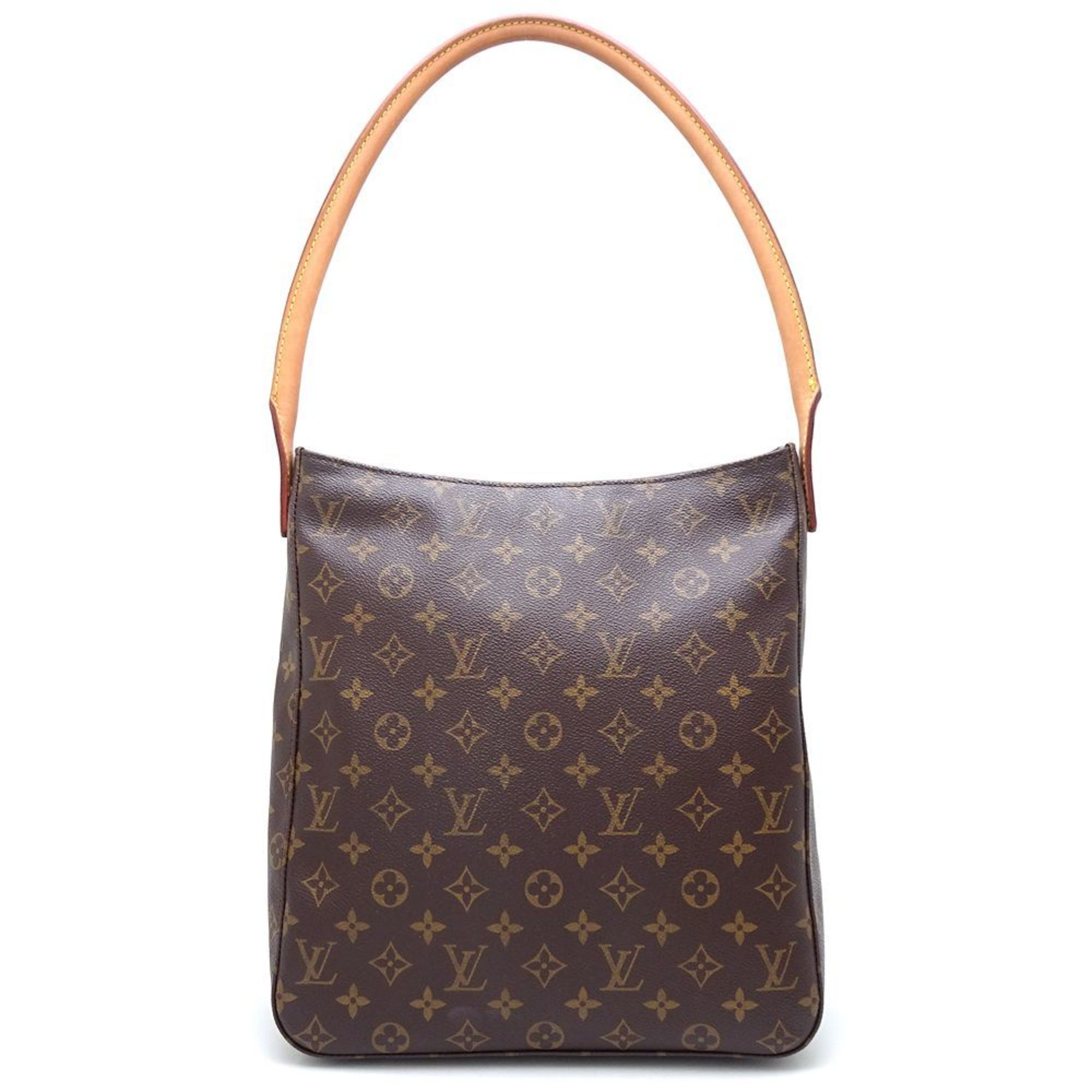 LOUIS VUITTON Louis Vuitton Monogram Looping GM M51145 Shoulder Bag Brown 351586