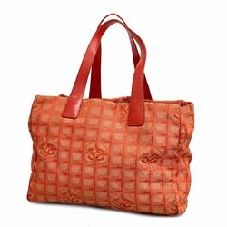 Chanel Tote Bag New Travel Nylon Red Women's