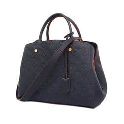 Louis Vuitton Handbag Monogram Empreinte Montaigne MM M42746 Marine Rouge Ladies