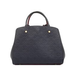 Louis Vuitton Handbag Monogram Empreinte Montaigne MM M42746 Marine Rouge Ladies