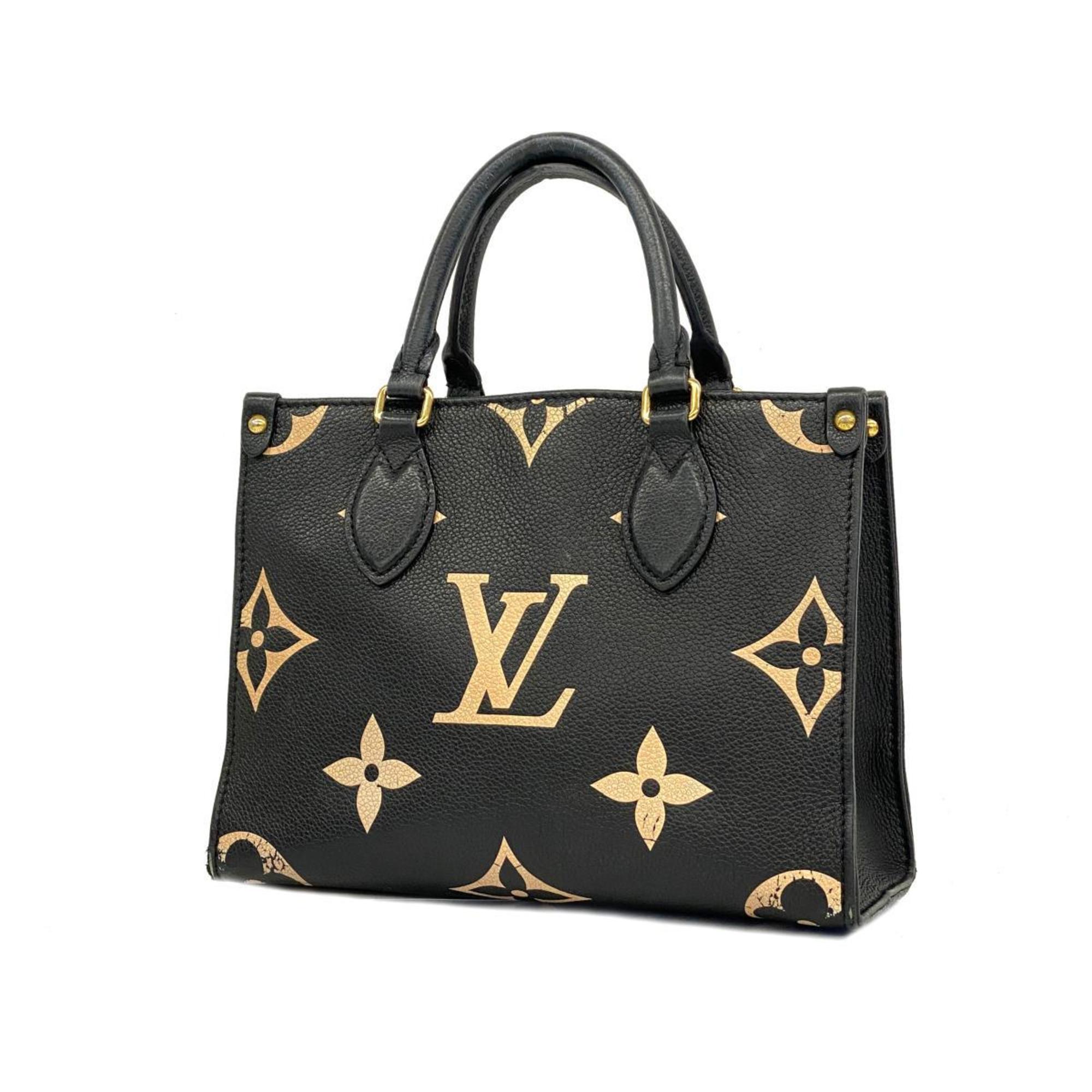 Louis Vuitton Handbag Monogram Empreinte On the Go PM M45659 Noir Ladies