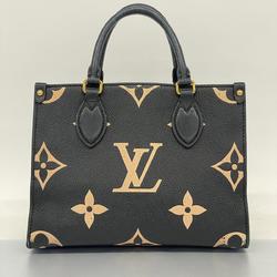 Louis Vuitton Handbag Monogram Empreinte On the Go PM M45659 Noir Ladies