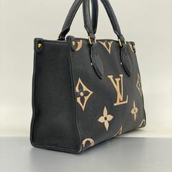 Louis Vuitton Handbag Monogram Empreinte On the Go PM M45659 Noir Ladies