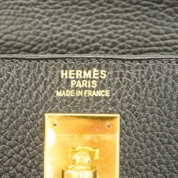 Hermes handbag Kelly 40 with 〇W stamp, Ardennes, black, for women