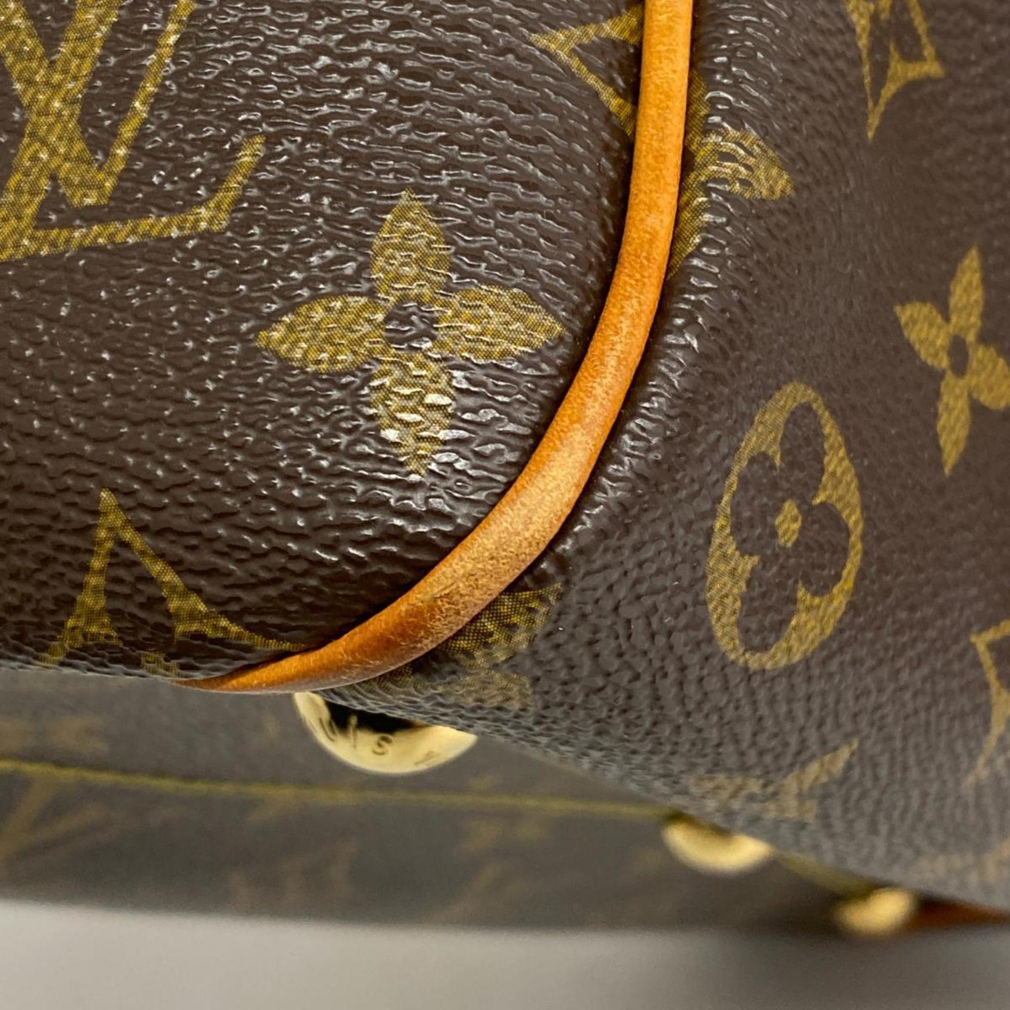 Louis Vuitton Handbag Monogram Tivoli PM M40143 Brown Ladies