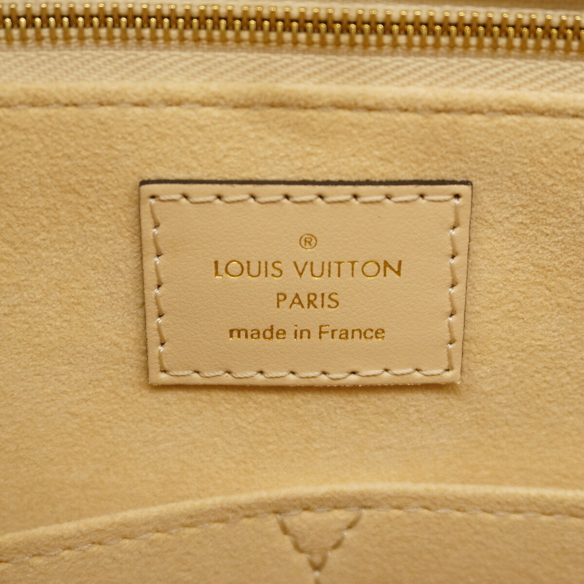 Louis Vuitton Handbag Monogram Empreinte On the Go M46531 Creme Ladies